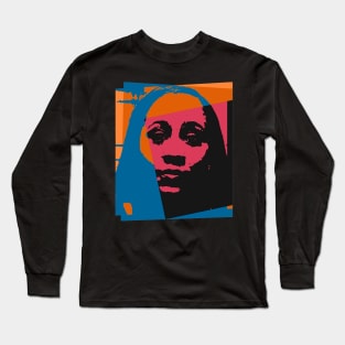 Fani Willis - abstract popart Long Sleeve T-Shirt